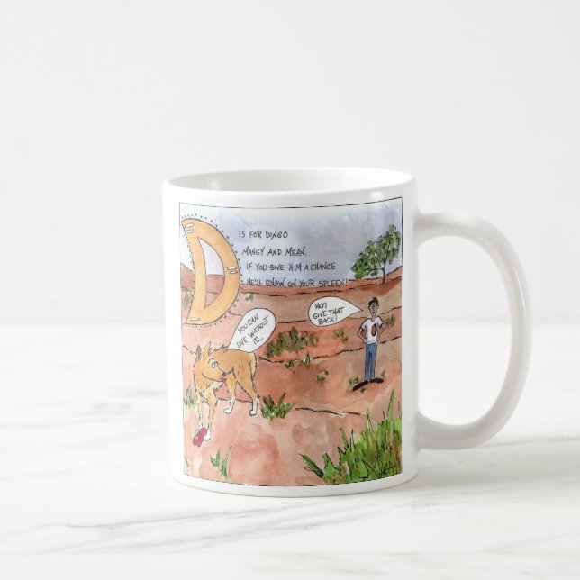 Mug Les animaux m'effrayent (Droite)