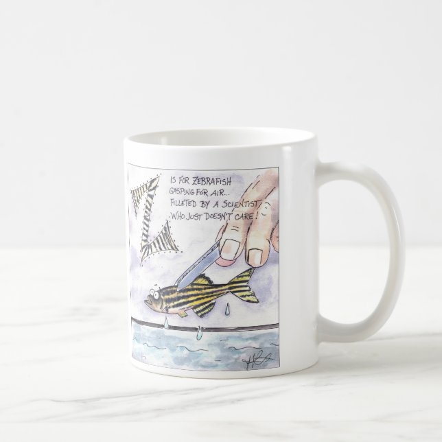 Mug Les animaux m'effrayent (Droite)