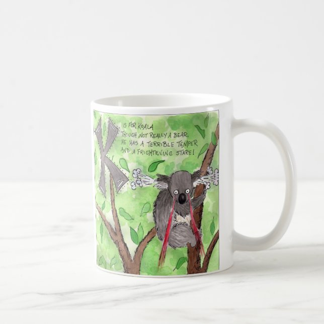 Mug Les animaux m'effrayent (Droite)