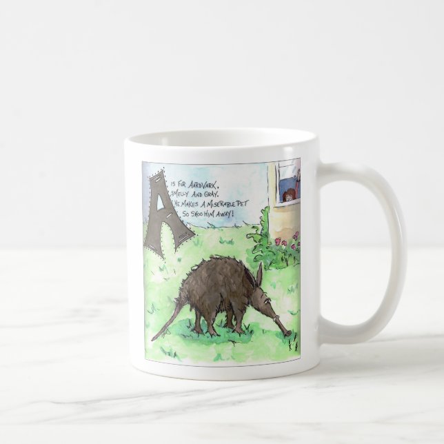Mug Les animaux m'effrayent (Droite)