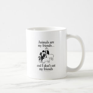 Mug Les animaux sont mes amis. .and que je ne mange