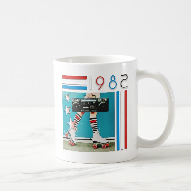 Mug les années 1980 rétro conception de patins de (Droite)