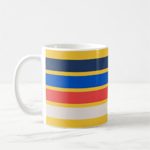 Mug Les années 70 coloré 80s Retro Stripes