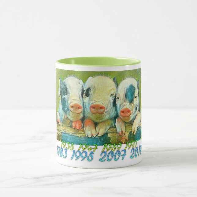 Mug Les années chinoises du cochon (Centre)