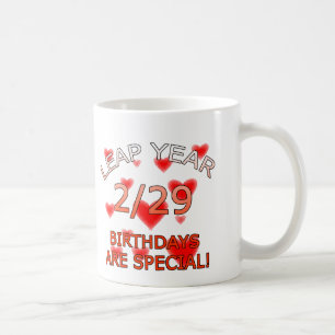 Mug Les anniversaires d'année bissextile sont spécia