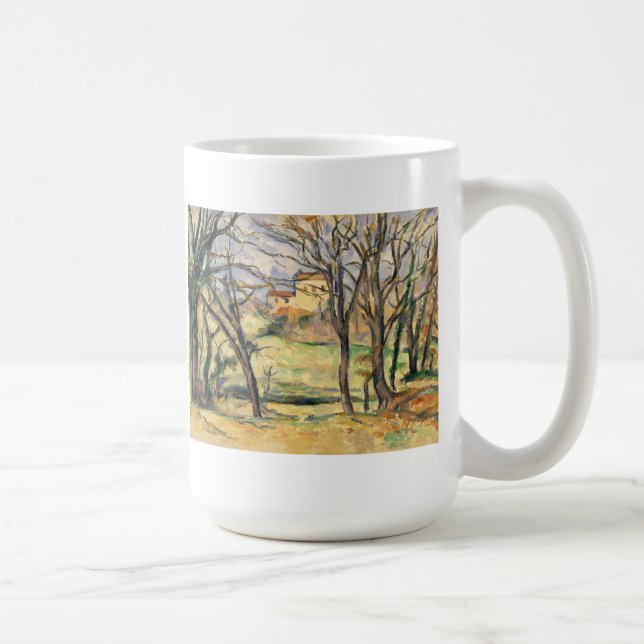 Mug Les arbres et les Chambres de Paul Cezanne | (Droite)