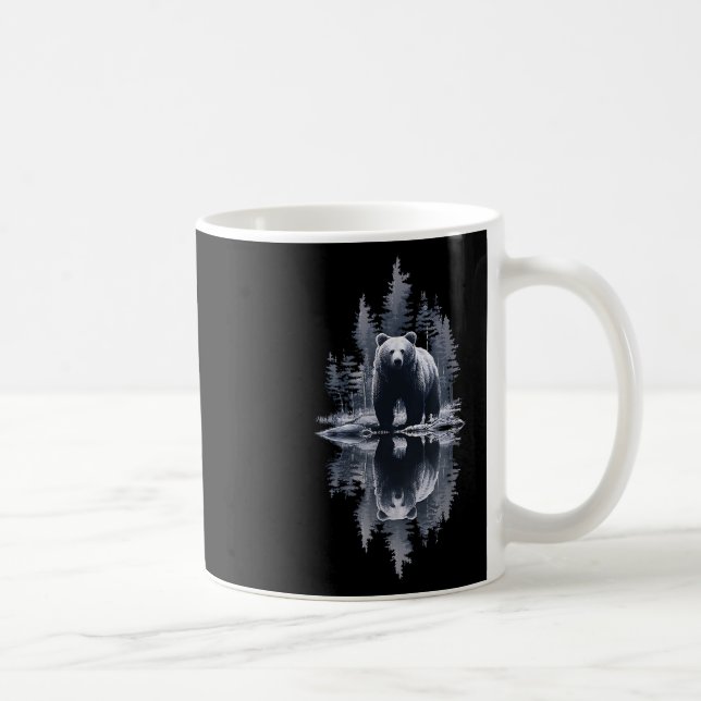 Mug Les arbres Réflexion Faune Nature Ours Plein air (Droite)