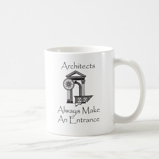 Mug Les architectes font toujours une entrée (Droite)