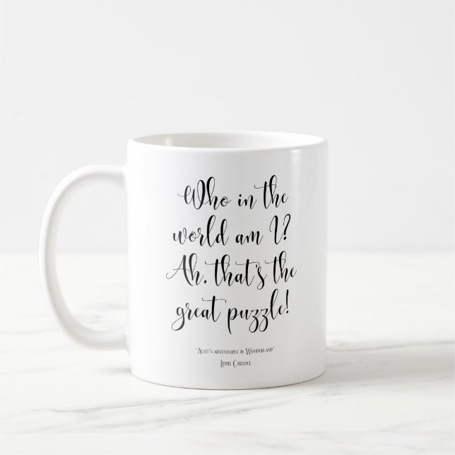 Mug Les aventures d'Alice au pays des merveilles (Gauche)
