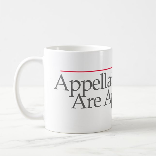 MUG "LES AVOCATS D'APPEL EN APPELLENT" -- (Gauche)