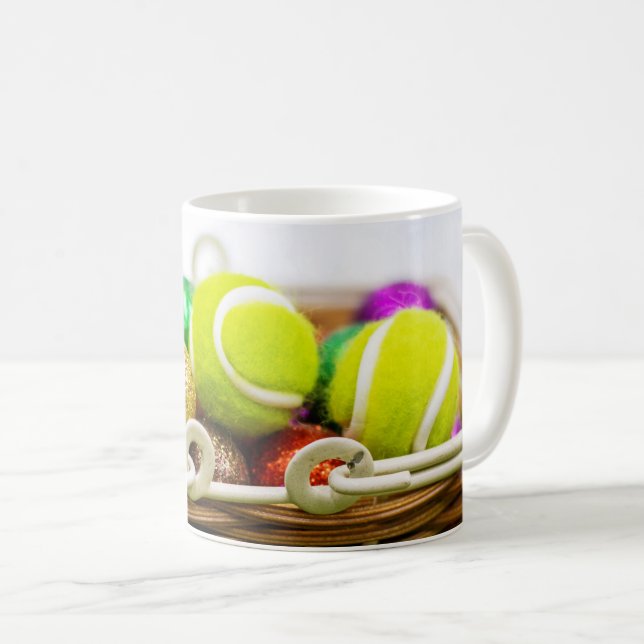 Mug Les balles de tennis dans le panier de Pâques (Devant droit)