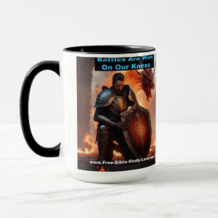 Mug Les Batailles Sont Gagnées À genoux Christian Jumb