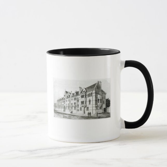 Mug Les bâtiments de pré, église du Christ, Oxford (Droite)