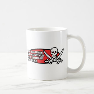Mug Les battements continueront jusqu'à ce que le