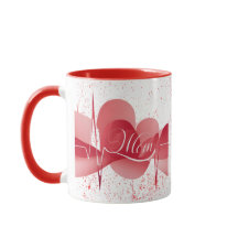 Les battements de coeur de l'amour d'une mère