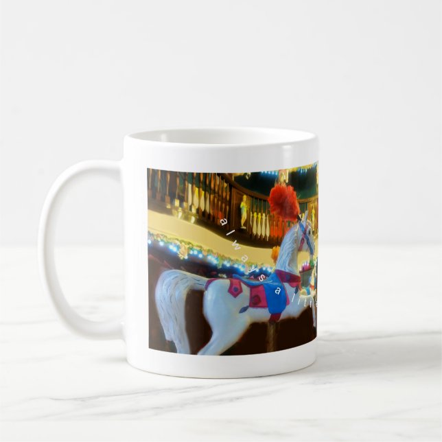 Mug Les Beaux Chevaux en Thé ou (Gauche)