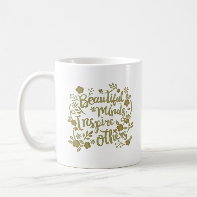 MUG LES BELLES ÂMES INSPIRENT LES AUTRES (Gauche)