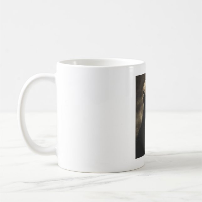 Mug Les bergers allemands hurlent sur la lune (Gauche)