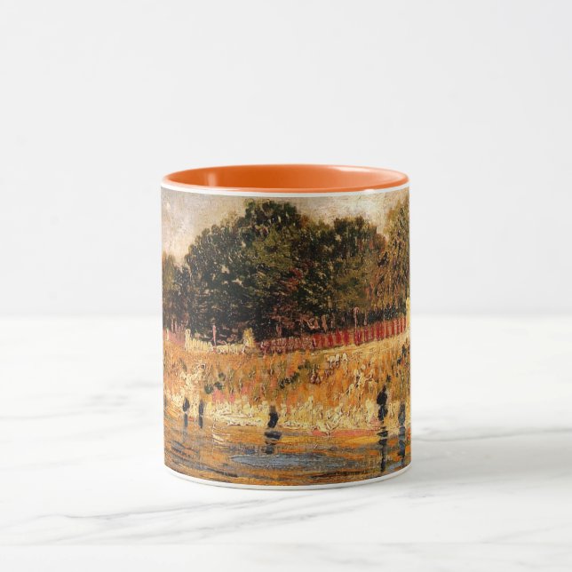 Mug Les berges de la Seine par Vincent van Gogh (Centre)