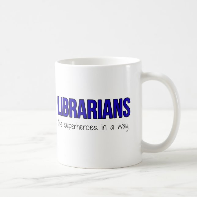 Mug Les bibliothécaires sont des super héros (Droite)