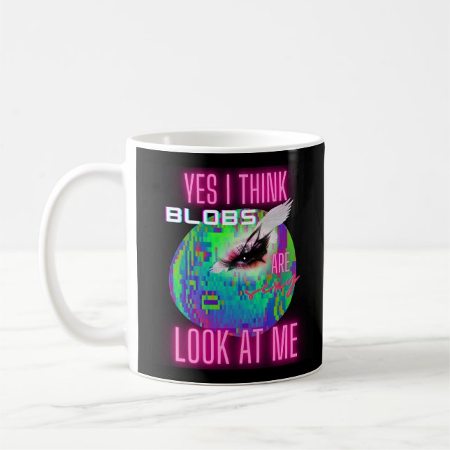 Mug Les blobs sont sexy drôle mème conception humour w (Gauche)