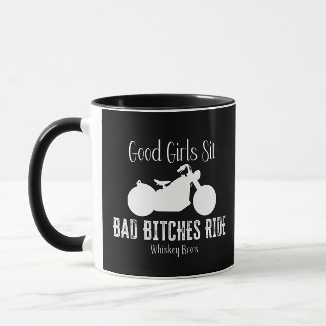 Mug Les Bonnes Filles Asseyez-vous Bébé Whiskey Love M (Gauche)