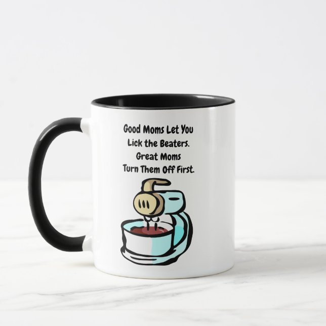 Mug Les bonnes mamans vous laissent lécher les batteur (Gauche)