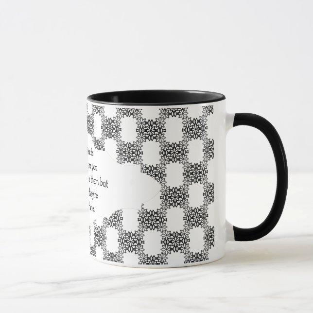 Mug Les bons amis sont comme les étoiles Citation pers (Droite)