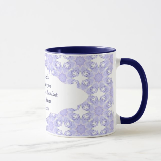 Mug Les bons amis sont comme les étoiles Citation pers (Droite)