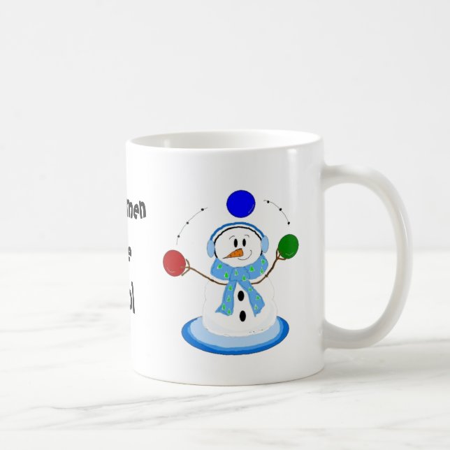 Mug Les bonshommes de neige jongleurs sont cools (Droite)