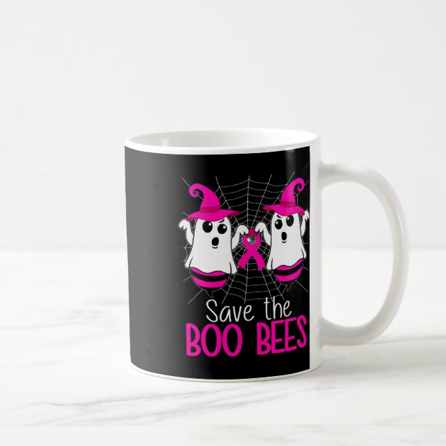 Mug Les Boo Bees Sensibilisation au cancer du sein Hal (Droite)