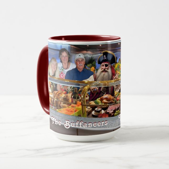 Mug Les Buffaneers "Dave's Crew" en 22 au Lido Buffet (Devant gauche)