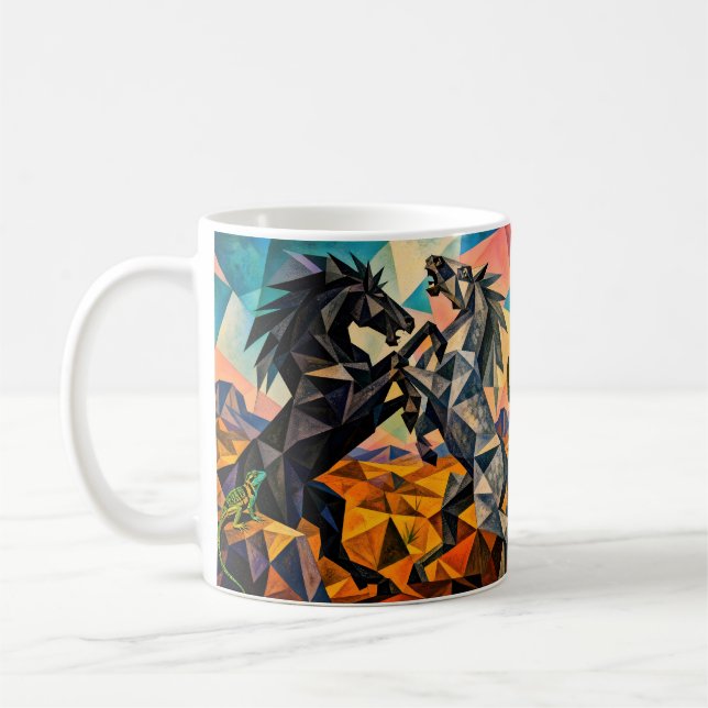 Mug Les Bystanders – Le Lézard et Le Cactus (Gauche)