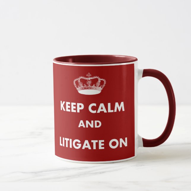 Mug Les cadeaux d'avocat/étudiant en droit "gardent le (Droite)