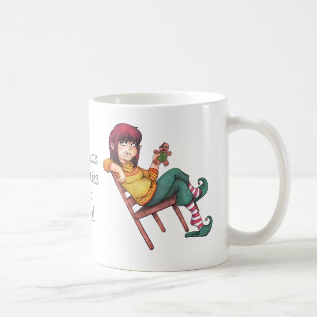 Mug Les calories de Noël ne comptent pas ! Vacances (Droite)