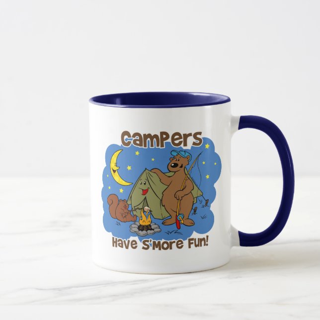 Mug Les campeurs ont l'amusement de S'More (Droite)