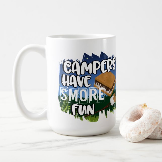 Mug Les campeurs sont plus amusants (Avec donut)