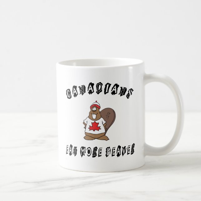 Mug Les Canadiens mangent plus de castor (Droite)