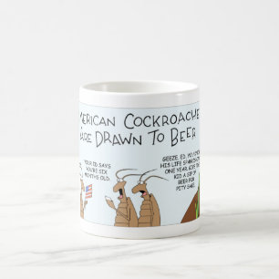 Mug Les cancrelats aiment la bière