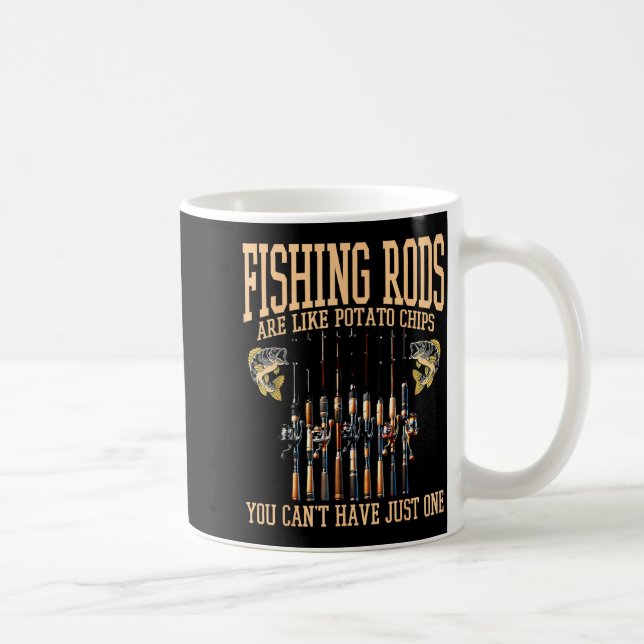 Mug Les cannes à pêche sont comme des chips de tato On (Droite)