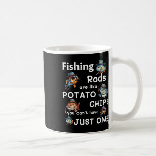 Mug Les cannes à pêche sont comme des chips, on ne peu