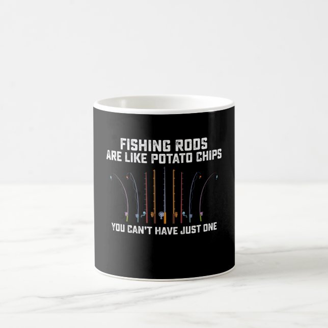 Mug Les cannes à pêche sont comme des chips, on ne peu (Centre)
