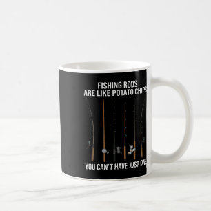 Mug Les cannes à pêche sont comme des chips, on ne peu