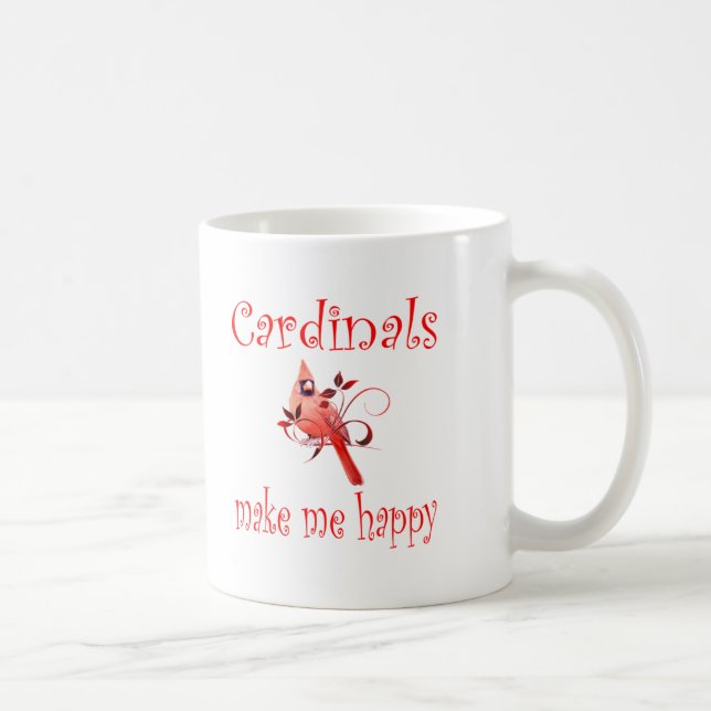 Mug Les cardinaux me rendent heureux (Droite)
