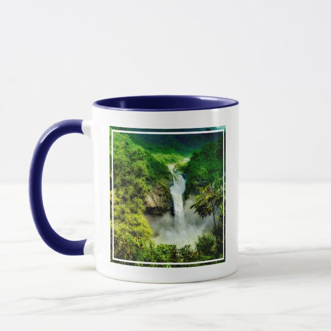 Mug Les cascades | San Rafael Falls, Equateur (Gauche)
