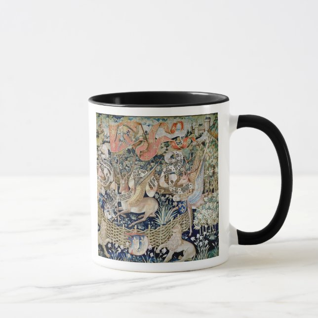 Mug Les cerfs communs à ailes (tapisserie) (Droite)