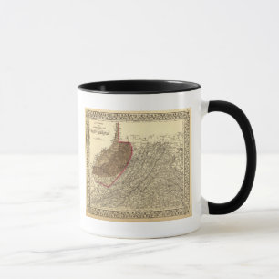 Mug Les champs de charbon en Virginie-Occidentale