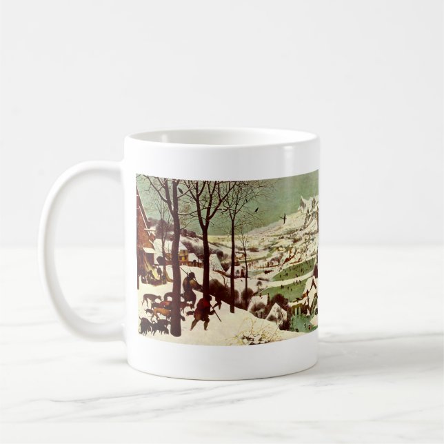 Mug Les chasseurs dans la neige - 1565 (Gauche)