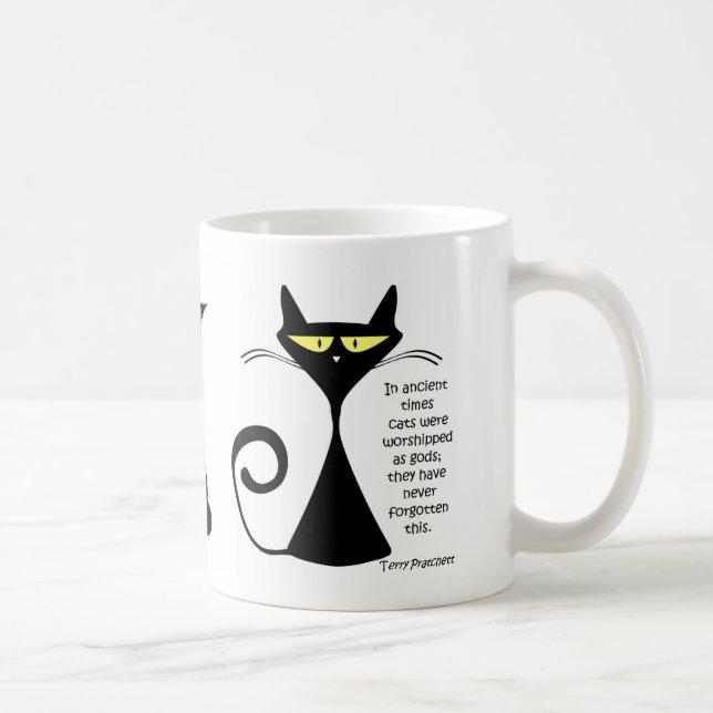 Mug Les Chats Étaient Inquiets - Drôle Amateurs De Cha (Droite)