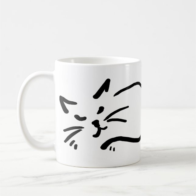 Mug Les chats, les chiens se baignent (Gauche)